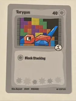 Torygon (Porygon) 137/151 - Pokidoki First Edition Fan Art - Pokemon - Image 1