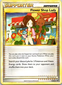 FLOWER SHOP LADY - 74/90 - HGSS UNDAUNTED - - LP - Image 1