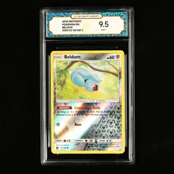TQG 9.5 MINT+ 2018 Pokemon ENG Beldum 92/168 C - Image 2