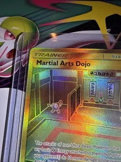 Martial Arts Dojo - 268/236 [Cosmic Eclipse] Pokemon TCG - GOLD SECRET RARE - NM - Image 5