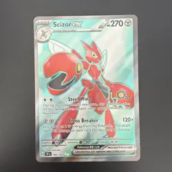 POKEMON TEMPORAL FORCES SCIZOR EX 195/162 - Image 1