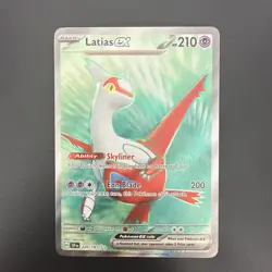 Pokemon Latias EX TCG Surging Sparks 220/191 Full Art Ultra Rare Holo - Image 1