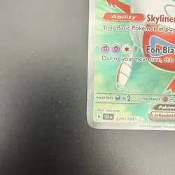 Pokemon Latias EX TCG Surging Sparks 220/191 Full Art Ultra Rare Holo - Image 4