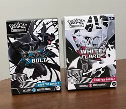 Pokemon Black Bolt and White Flare Booster Bundle Set of 2 Sealed - Image 1