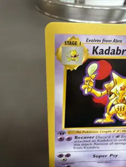 1999 pokemon base set 1st edition kadabra 32/102 - Image 3