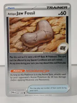 Antique Jaw Fossil - Reverse Holo - Perfect Order #068 - Pokemon - NM -T - Image 1