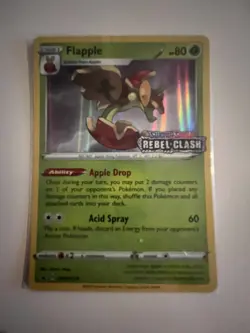 Flapple SWSH022 Prerelease Promo Holo Near Mint Condition Rebel Clash Promo - Image 1