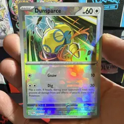 Pokemon Dunsparce MasterBall Pattern Holo 079/131 Prismatic Evolutions - Image 1
