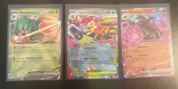 Pokemon Perfect Order Decidueye Ex & Salazzle EX & Mega Starmie Ex Lot #1 - Image 1