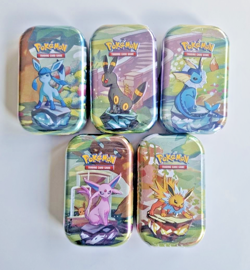 prismatic evolutions tins sealed x5, pokemon tcg - Image 1