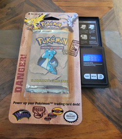 Pokemon Fossil Blister Booster Pack Factory Sealed Lapras Artwork MINT HEAVY - Image 1