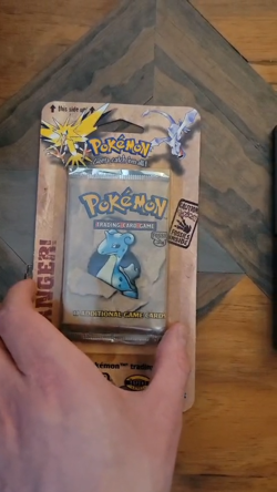 Pokemon Fossil Blister Booster Pack Factory Sealed Lapras Artwork MINT HEAVY - Image 2