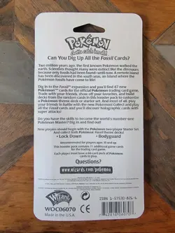 Pokemon Fossil Blister Booster Pack Factory Sealed Lapras Artwork MINT HEAVY - Image 4