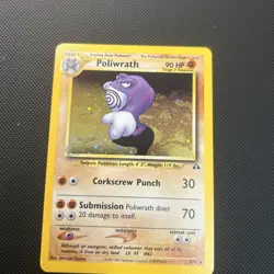 Poliwrath 9/75 Pokemon Neo Discovery Holo NM. **Insufficient Ink Error** - Image 1