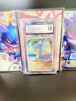 Pokemon TCG Misty's Lapras CGC 10 Destined Rivals 194/182 Illustration Rare Holo - Image 1