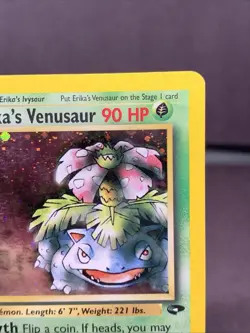 Pokemon TCG Erika's Venusaur 4/132 Gym Challenge Holo Rare VTG WOTC 2000 - Image 3