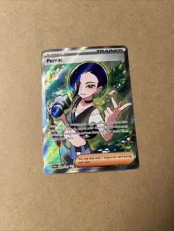 Pokemon TCG Trainer Perrin Holo Illustration Rare Twilight Masquerade 209/167 - Image 1