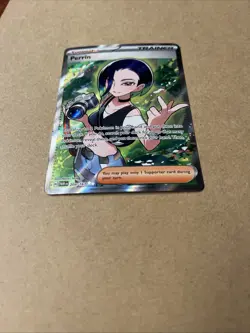 Pokemon TCG Trainer Perrin Holo Illustration Rare Twilight Masquerade 209/167 - Image 2