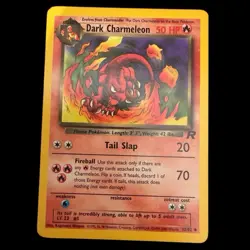Dark Charmeleon Pokemon TCG Team Rocket Card 32/82 LP Vintage WOTC 2000 - Image 2