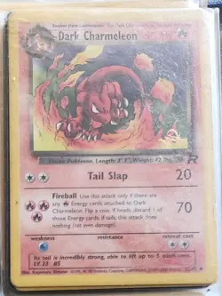 Dark Charmeleon 32/82 Team Rocket Pokemon Card 2000 WOTC Vintage - Image 1