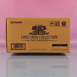 LIMIT OVER COLLECTION THE HEROES YU-GI-OH! 24 DISPLAYS KONAMI SEALED CASE OVP JP - Image 1