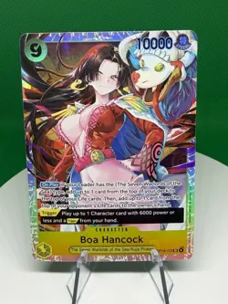 One Piece Bandai Boa Hancock SR Foil OP14-112 The Azure Sea's Seven 10000 9 Cost - Image 1