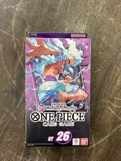 One Piece Purple/Black Monkey.D.Luffy Starter Deck [ST-26] Sealed English - Image 1