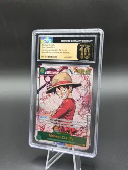 One Piece OP13-Carrying On His Will Alt #118 Monkey D. Luffy CGC 10 Pristine ENG - Image 1