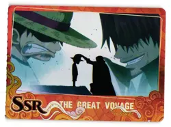 THE GREAT VOYAGE SSR YK-SSR-01 One Piece Anime Collectible CCG Card - Image 1
