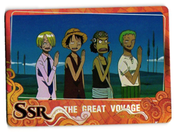 THE GREAT VOYAGE SSR YK-SSR-11 One Piece Anime Collectible CCG Card - Image 1