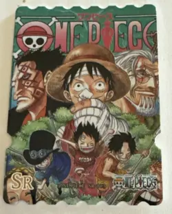 MONKEY D LUFFY SR SR-003 Diecut Style Thousand Sunny ONE PIECE Anime Card - Image 1