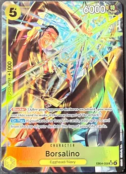 Borsalino Alt Art EB04-058 SR Adventure On Kami’s Island One Piece OP15 English - Image 1