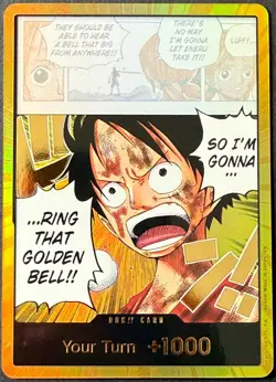 One Piece Gold DON!! OP15 ENGLISH Luffy Golden Bell - Adventure On Kamis Island - Image 1