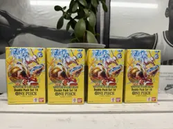 x4 ONE PIECE OP-15 DOUBLE PACK SET 10 ENGLISH (Sealed) - Image 1