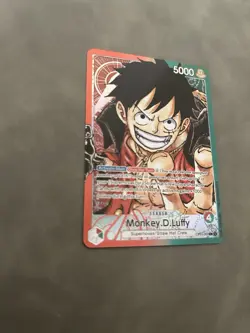 Monkey.D.Luffy Leader Pre-Errata Alpha OP01-003 L Parallel One Piece CCG Px - Image 2
