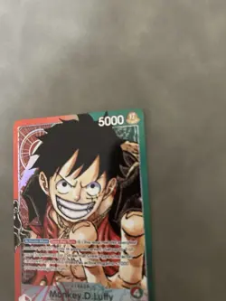 Monkey.D.Luffy Leader Pre-Errata Alpha OP01-003 L Parallel One Piece CCG Px - Image 4