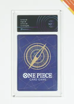 One Piece AiGrading 10 Nami #ST01-007 Foil Treasure Rare 2024 English - Image 2