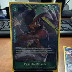 Bandai Dracule Mihawk ST12-003 SR Counter +2000 4000 Power One Piece CCG EN - Image 1