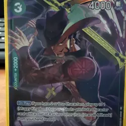 Bandai Dracule Mihawk ST12-003 SR Counter +2000 4000 Power One Piece CCG EN - Image 2