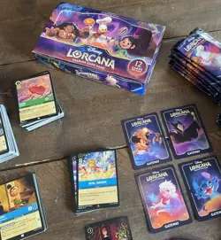 A BUNDLE 408 X DISNEY LORCANA CHAPTER 5 SHIMMERING SKIES COLLECTABLE CARDS.L@@K. - Image 3