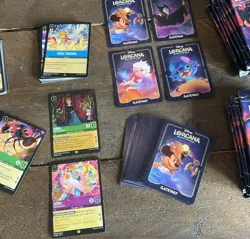 A BUNDLE 408 X DISNEY LORCANA CHAPTER 5 SHIMMERING SKIES COLLECTABLE CARDS.L@@K. - Image 5