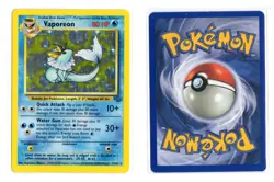 VAPOREON 12/64 HOLO RARE JUNGLE WOTC POKEMON CARD TCG LP - Image 1