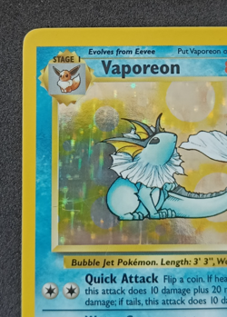Pokemon TCG Vaporeon Jungle 12/64 Holo Rare Vintage WOTC Card - LP - Image 2