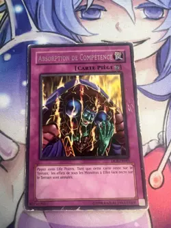 SKILL DRAIN FRENCH RARE DCR-EN049 FR049 HEAVY PLAY YUGIOH - Image 1
