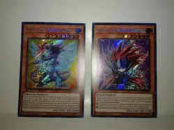 YuGiOh Battles of Legend Monster Mayhem BLMM lot of 2 chibi secret rare cards NM - Image 2