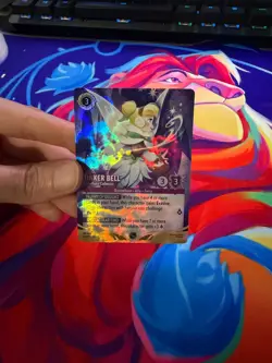 Tinker Bell Snowflake Collector Lorcana Top 8 Set Champ Foil Promo Winterspell - Image 1