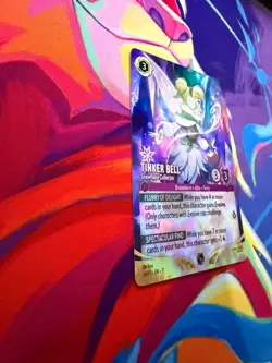 Tinker Bell Snowflake Collector Lorcana Top 8 Set Champ Foil Promo Winterspell - Image 4