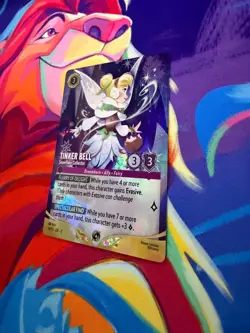 Tinker Bell Snowflake Collector Lorcana Top 8 Set Champ Foil Promo Winterspell - Image 5