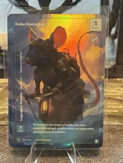 Wonders of the first Call Of The Stones 090 Dabu Dawnrider Formless foil - Image 1