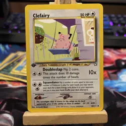 Pokemon Neo Genesis 1st Edition Uncommon Clefairy Card 30/111 EXC-NM - Image 1